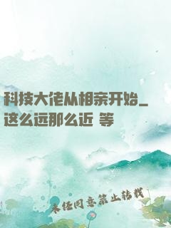 科技大佬从相亲开始